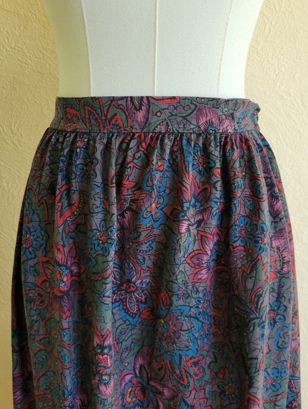 F.A. Chatta | Vintage Floral Full Skirt - Picture 2 of 7